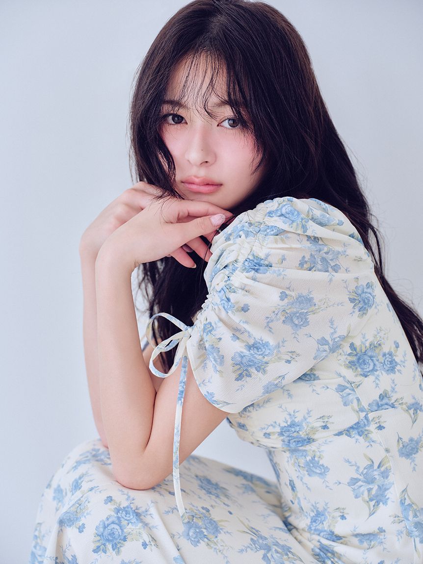 WEB限定/ROSE Collection】ROSEプリントワンピース(ロングワンピース
