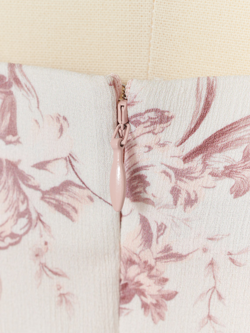 WEB限定/ROSE Collection】ROSEプリントワンピース(ロングワンピース