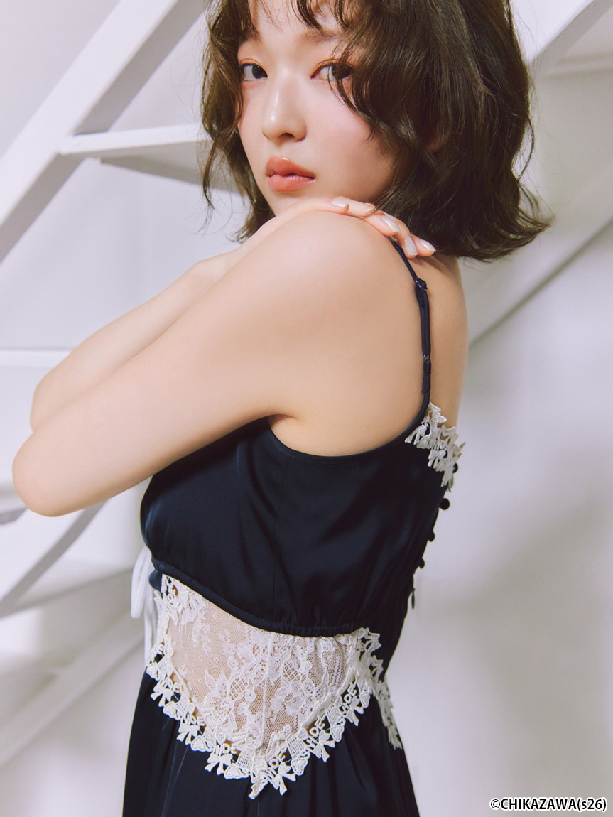 SNIDEL×近沢レース店】コラボレースキャミワンピース(ロングワンピース