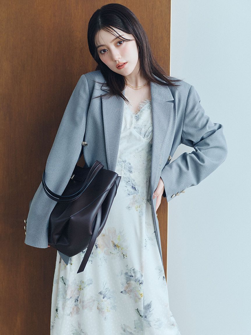 レーストリムバリエワンピース(ロングワンピース)｜ワンピース｜SNIDEL