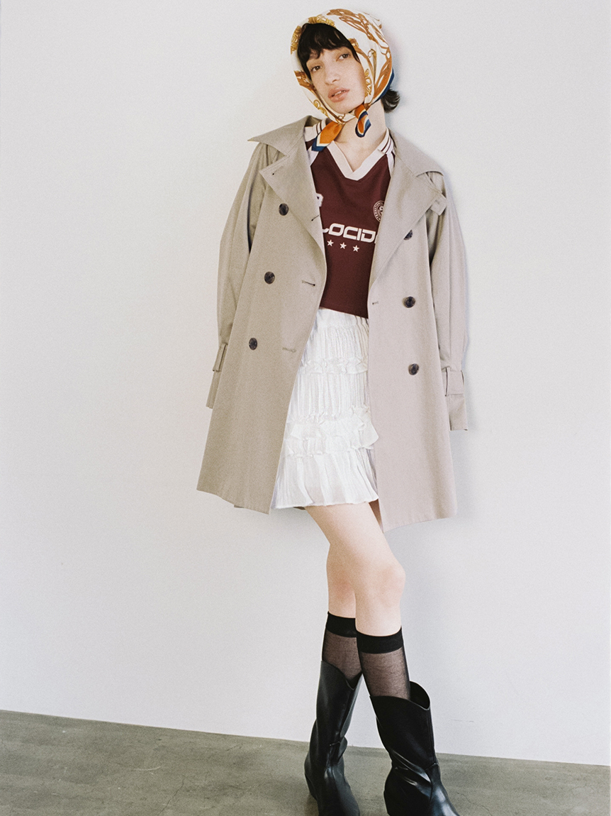 ワッシャープリーツフリルスカショーパン(ショートパンツ