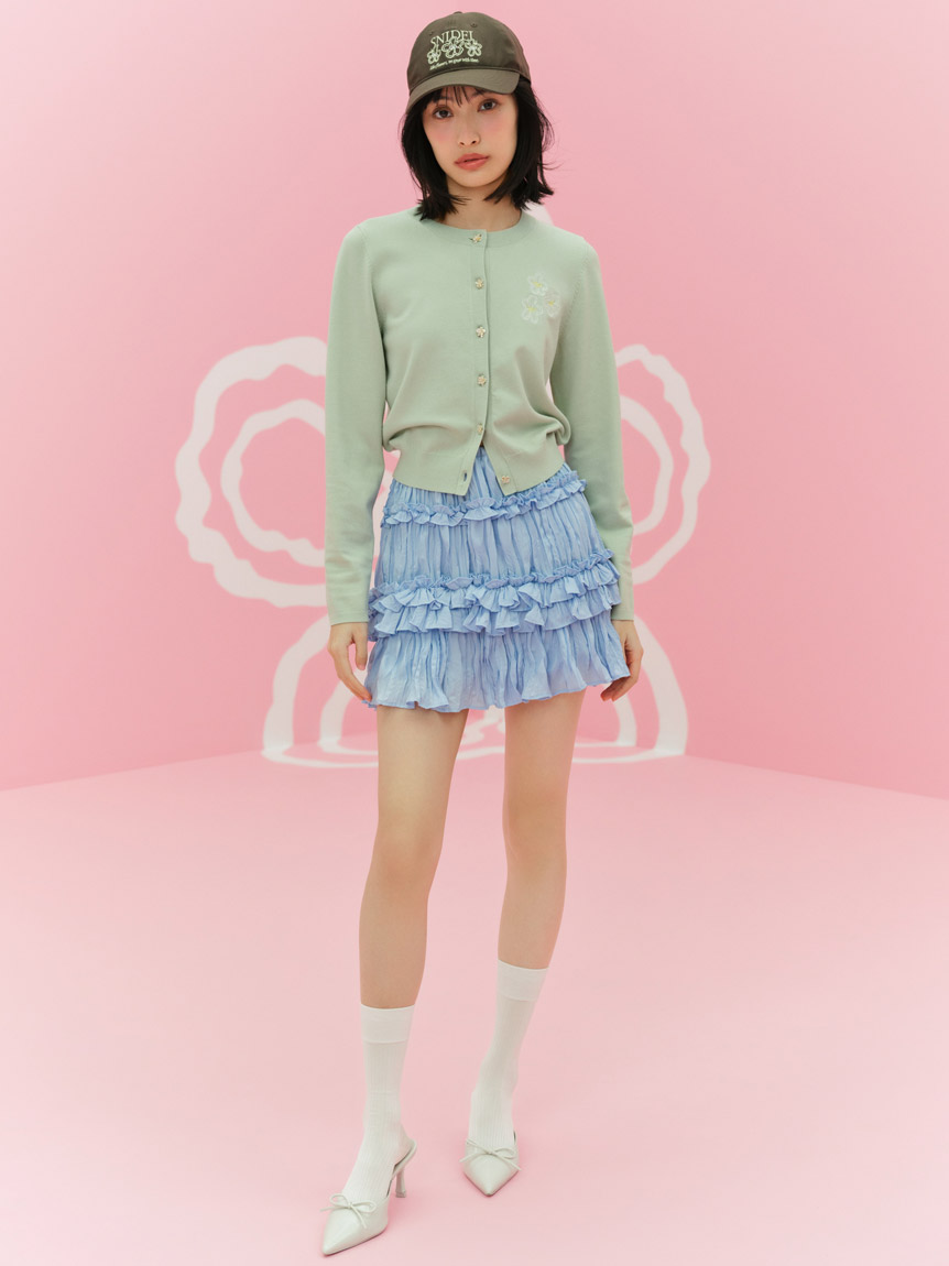 ワッシャープリーツフリルスカショーパン(ショートパンツ ワッシャープリーツフリルスカショーパン(ショートパンツ