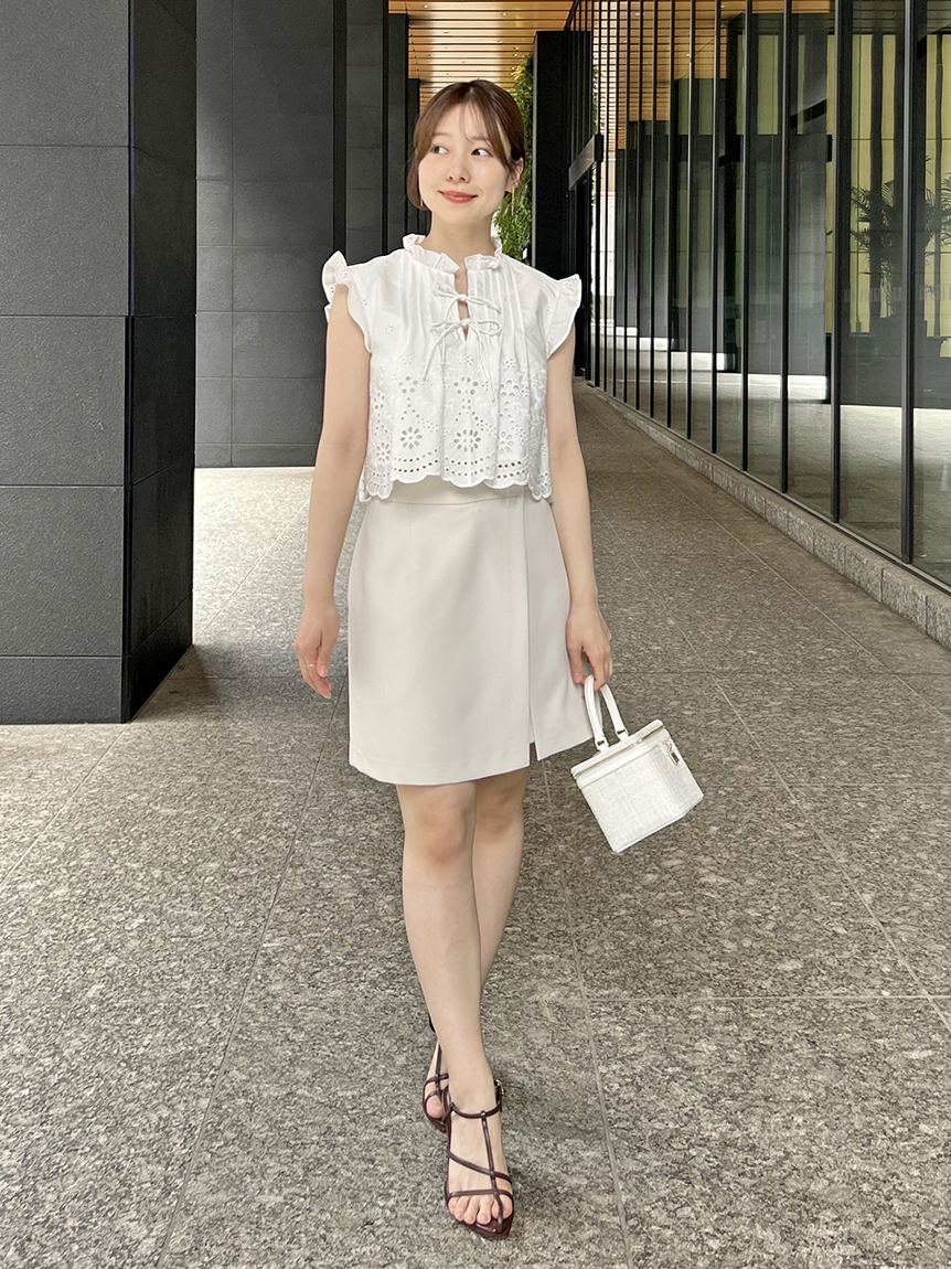 snidel スカショーパン GRY 0 スナイデル SNIDEL プリーツスカショーパン （BLK