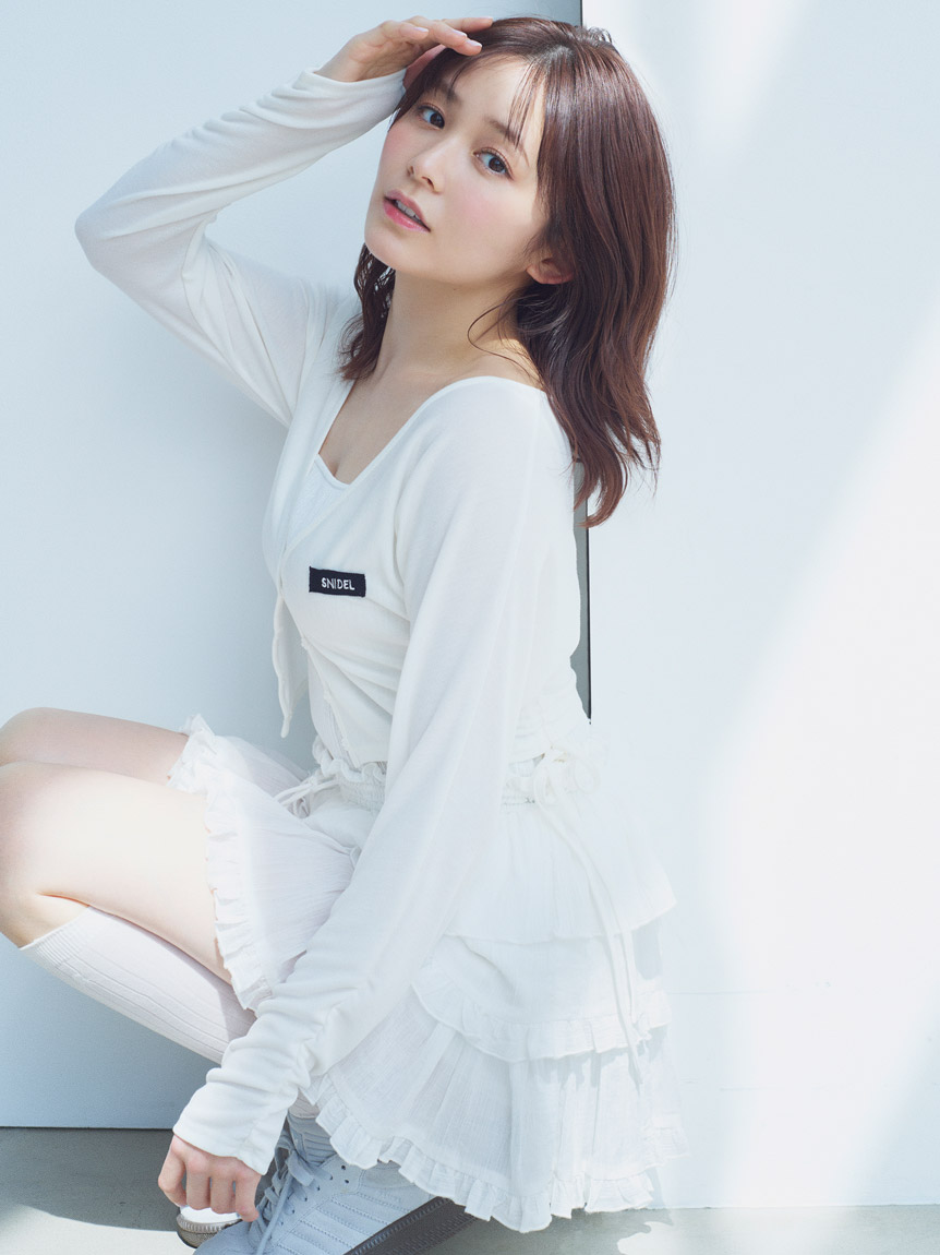snidel チュールフリンジショートパンツ スナイデル SNIDEL 24AW チュールフリンジショートパンツ F