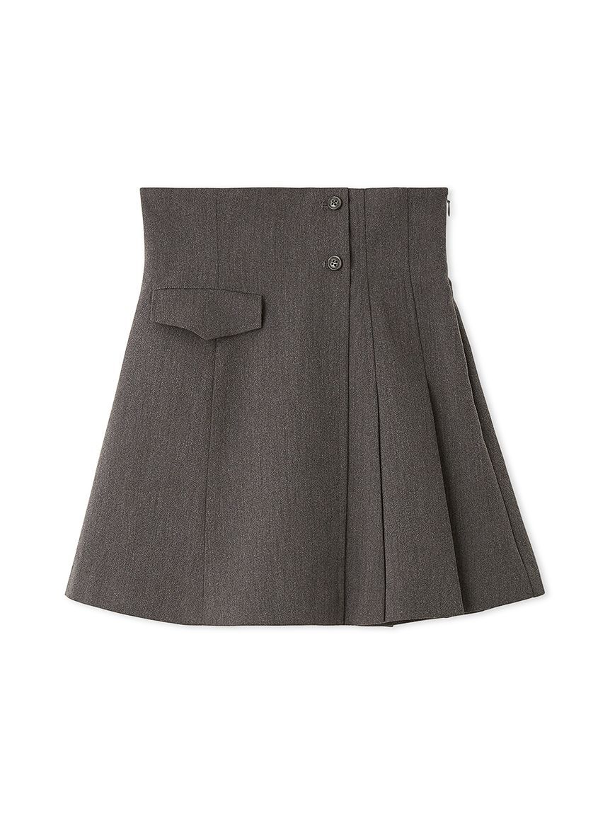 snidel サイドプリーツスカショーパン GRY