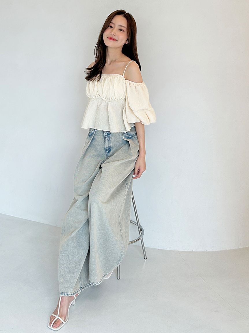 レイヤードデザインパンツ(ロングパンツ)｜パンツ｜SNIDEL