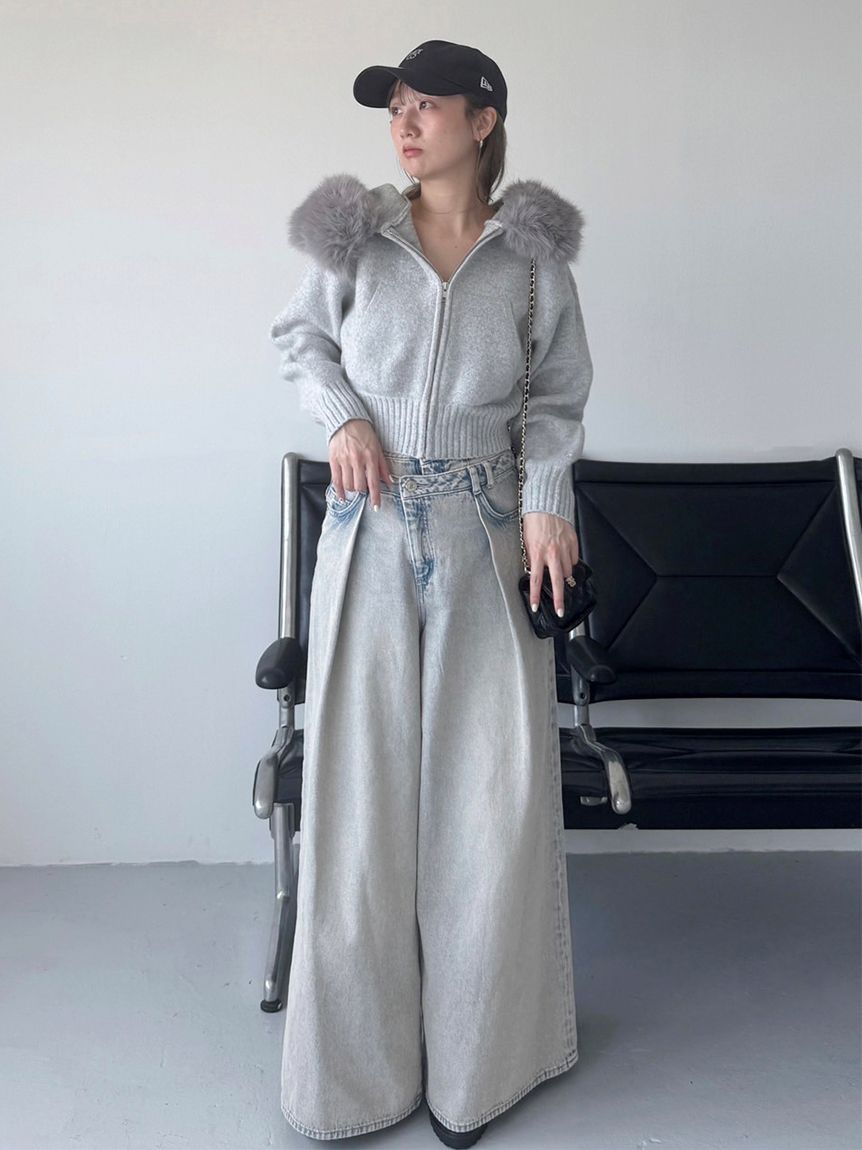 レイヤードデザインパンツ(ロングパンツ)｜パンツ｜SNIDEL(スナイデル