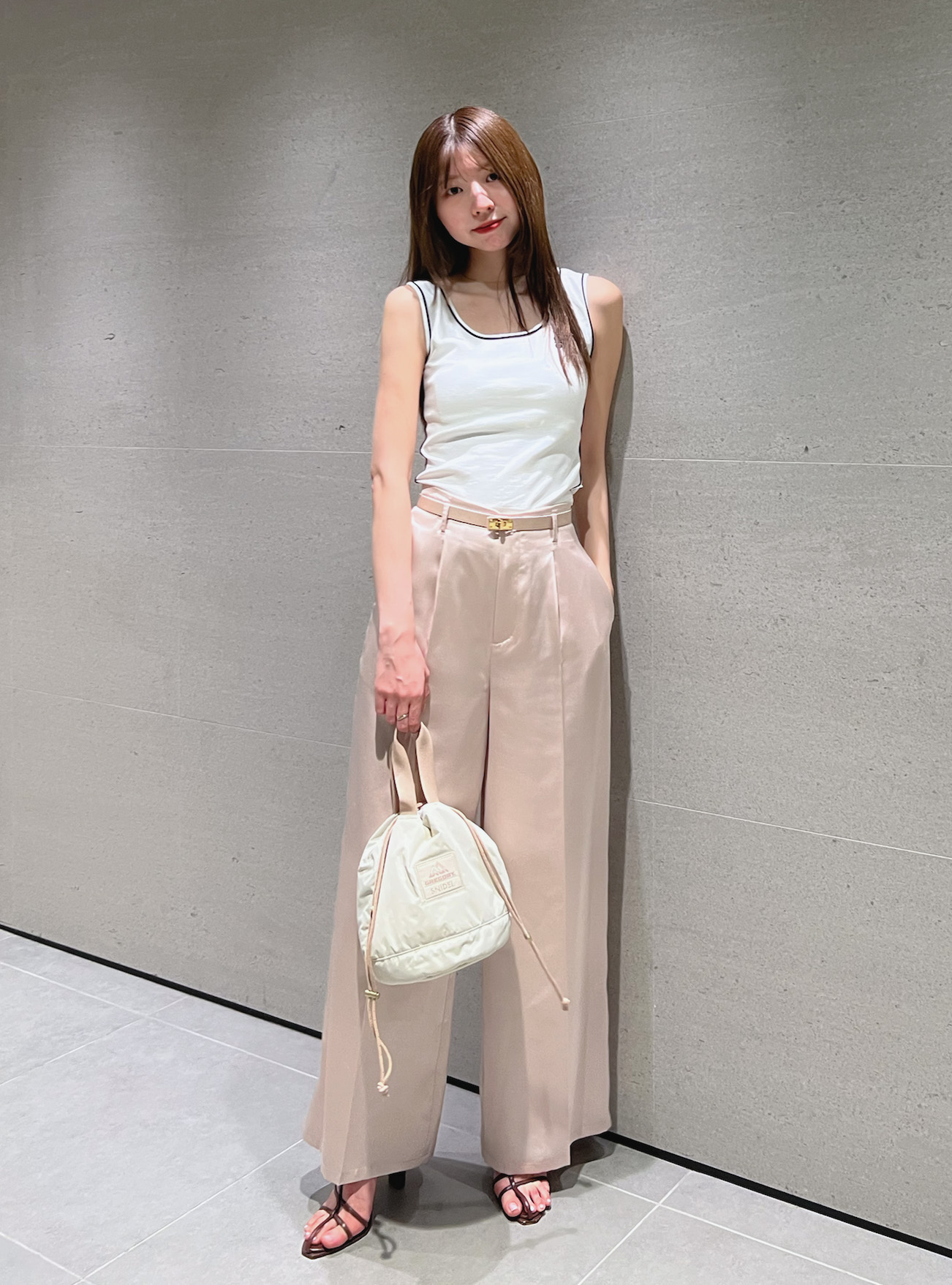 【SNIDEL 】 クロード・モネ/ロングパンツ 美脚ストレッチパンツ(ロングパンツ)｜パンツ｜SNIDEL