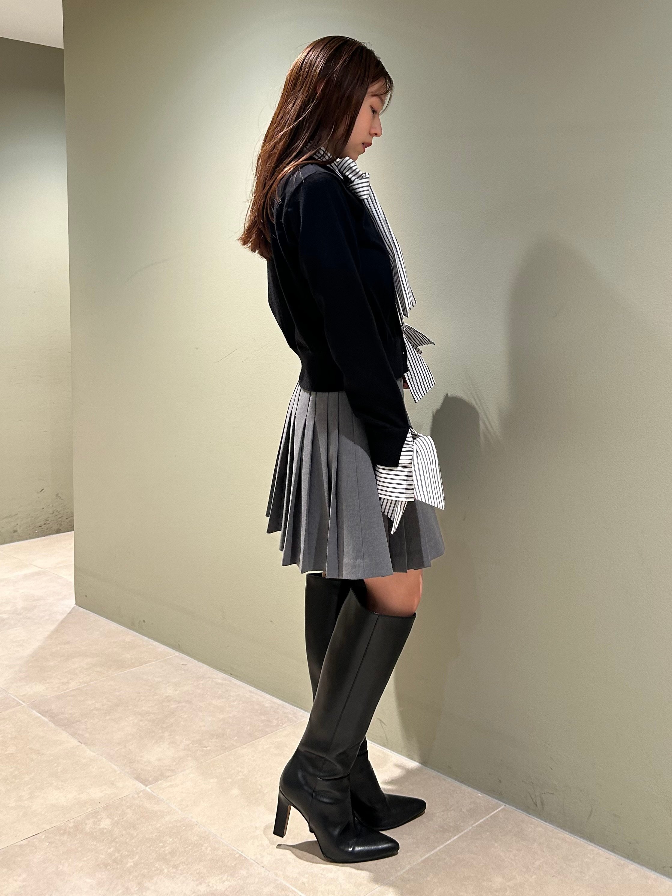 SNIDEL 24AW プリーツスカショーパン(グレー/サイズ1) 特売 プリーツスカショーパン snidel gry サイズ1 グレー