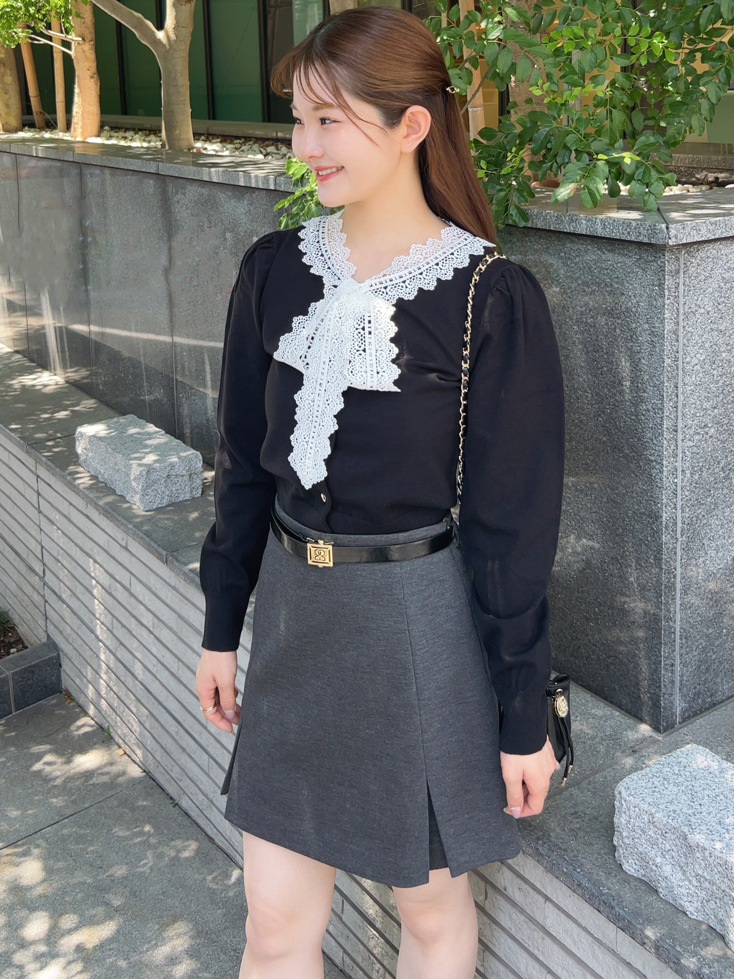 ベルト付きボックスミニスカショ(ショートパンツ)｜パンツ｜SNIDEL  