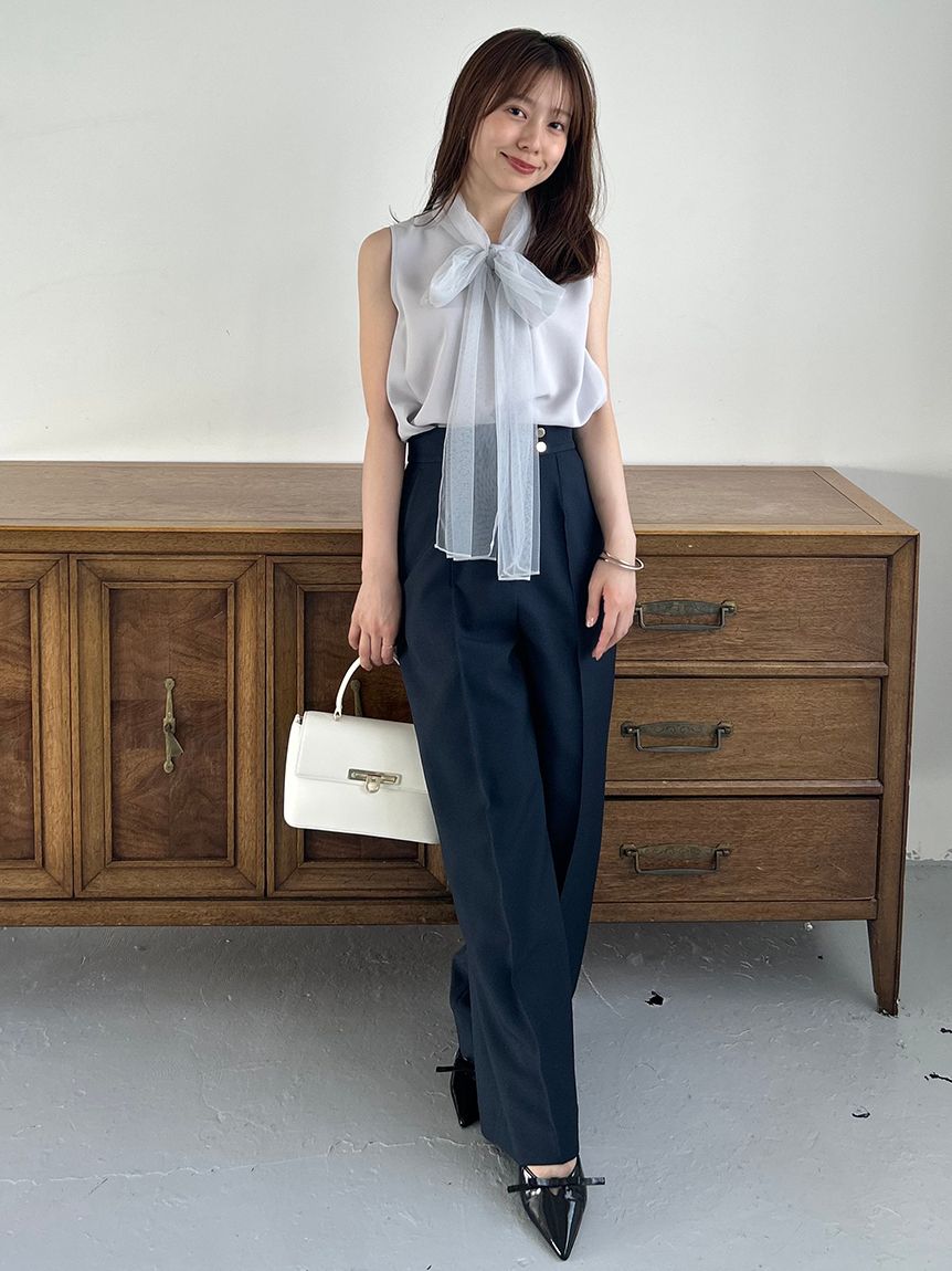 スナイデル snidel Sustainable ハイウエストワイドパンツ Sustainableハイウエストワイドパンツ(ロングパンツ)｜パンツ