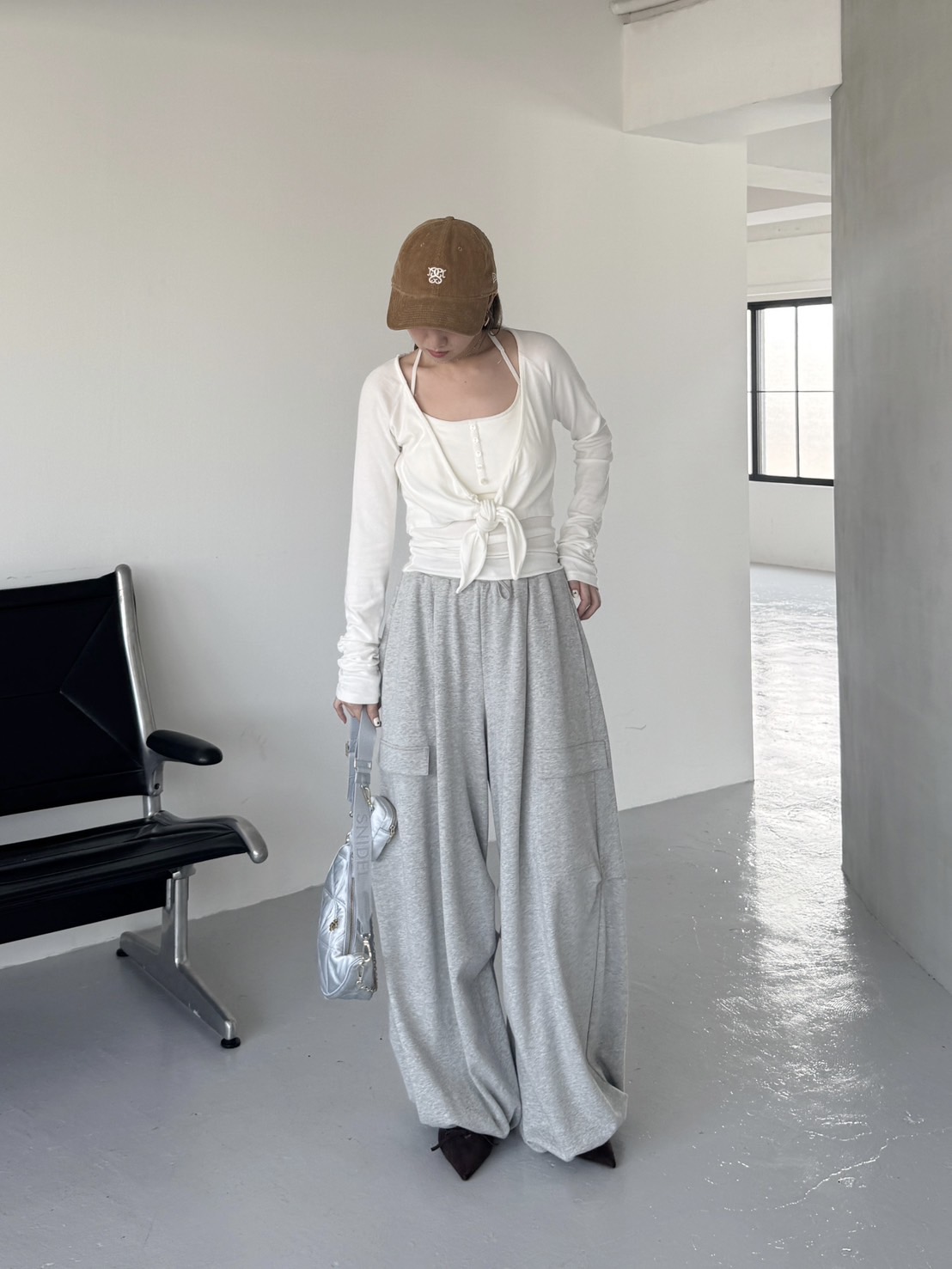 SNIDEL  ベアプリントロングパンツ セール】【Luxshine】【接触冷感】プリントロングパンツ（ルーム