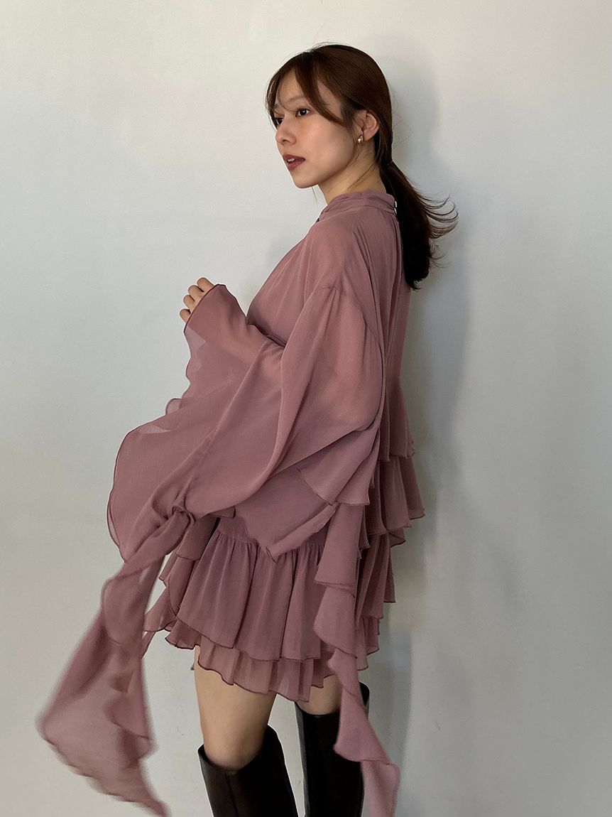 リップルラインミニスカショーパン(ショートパンツ)｜パンツ｜SNIDEL