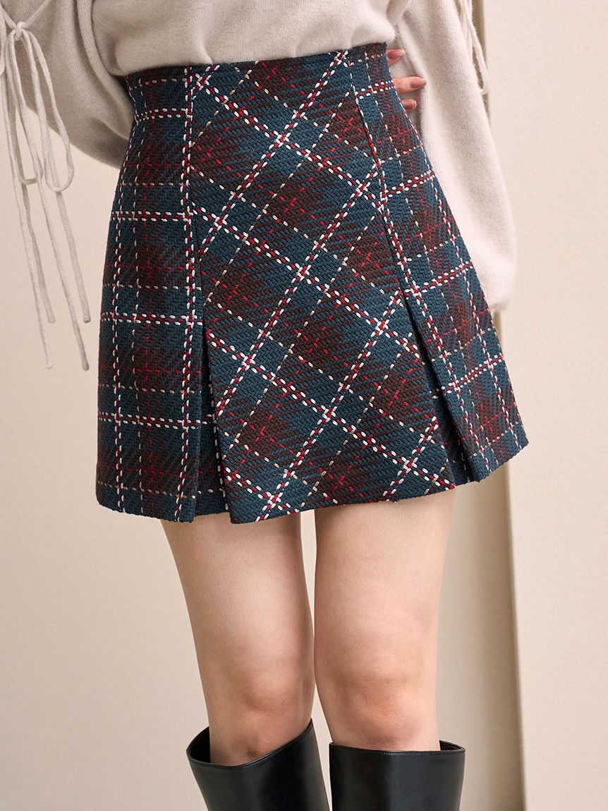 スナイデル　チェックスカパン SNIDEL（スナイデル） SALE30%OFF ボトムス 25秋冬 ロービングスカ