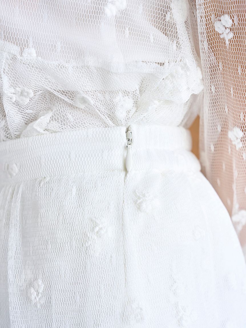 チュールエンブロイダリースカショーパン(ショートパンツ)｜パンツ