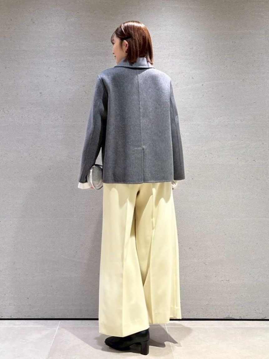 スタイルアップベルティッドワイドパンツ(フルレングスパンツ)｜パンツ 