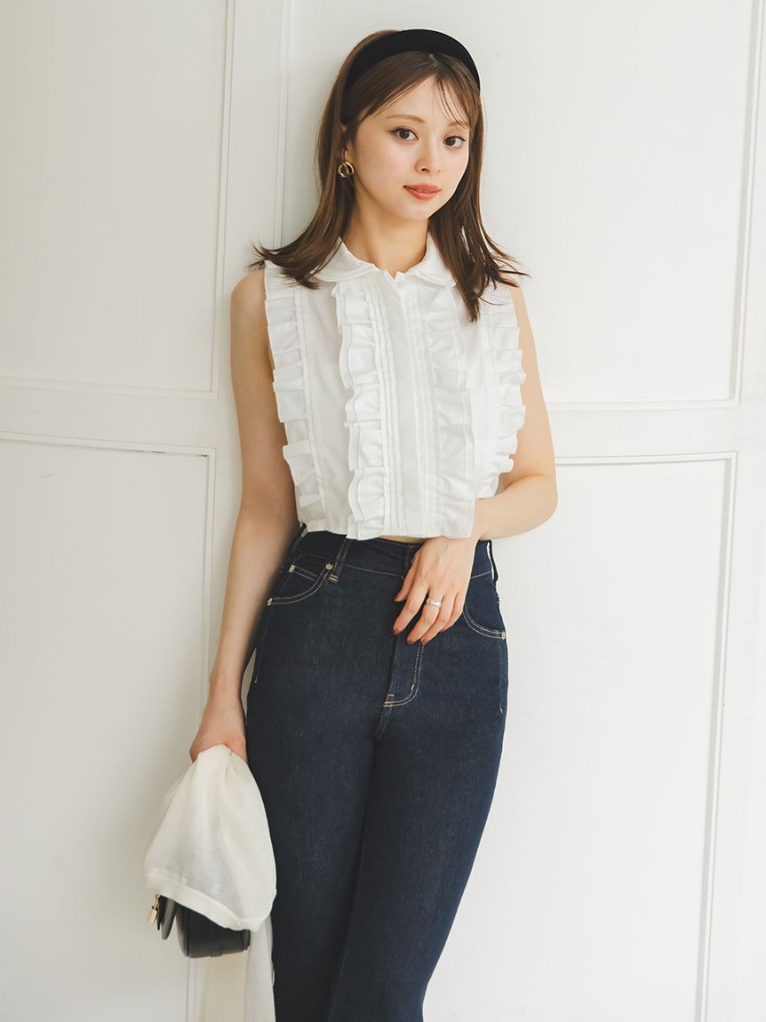 STYLEUPPANTS】ハイウエストフレア(ロングパンツ)｜パンツ｜SNIDEL