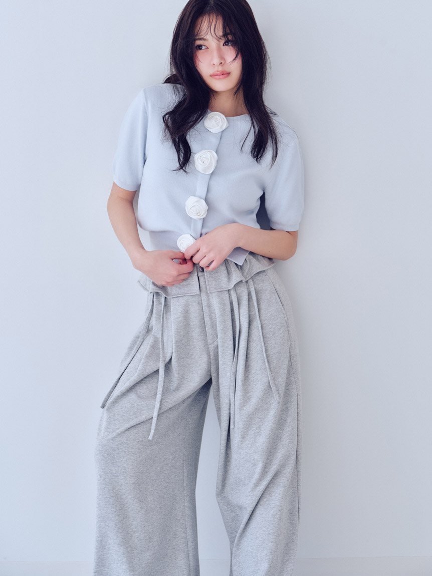 新品❣️スナイデル ❣️ ウエストデザインボリュームワイドパンツ ウエストデザインボリュームワイドパンツ(フルレングスパンツ)｜パンツ