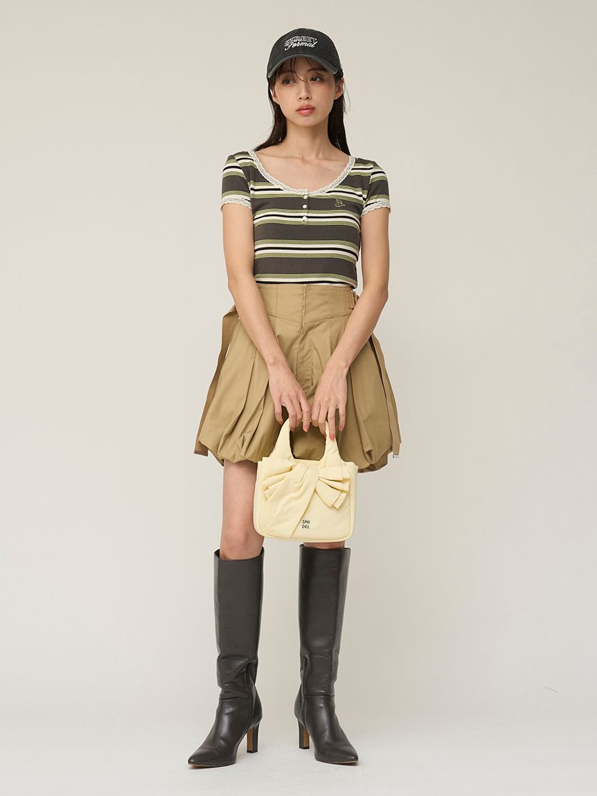 snidel バルーンサファリショートパンツ　1 ベージュ バルーンサファリショートパンツ(ショートパンツ)｜パンツ｜SNIDEL