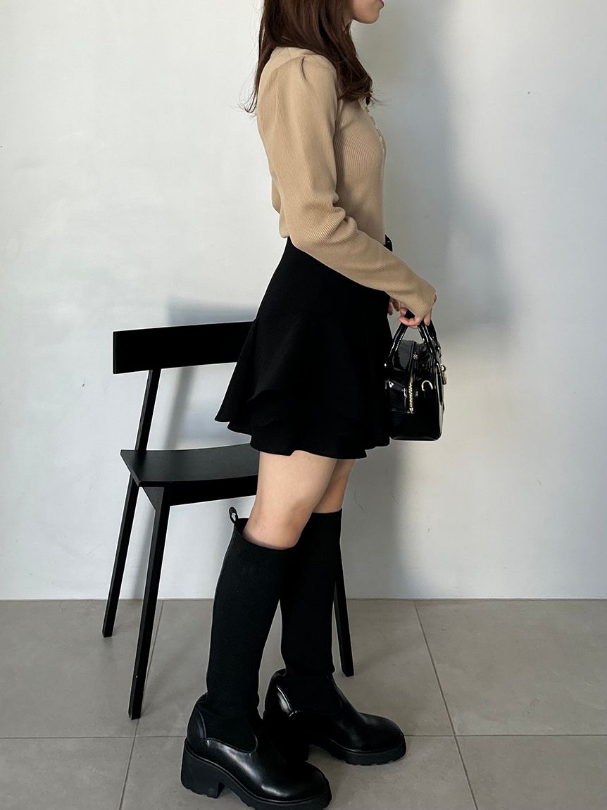 レイヤードフリルミニスカショーパン(ショートパンツ)｜パンツ｜SNIDEL