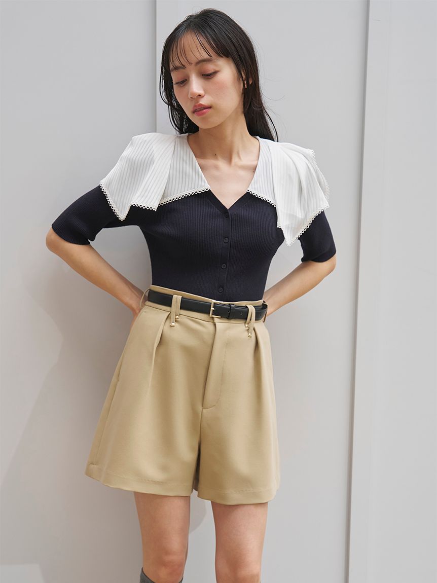 シンプルショートパンツ(ショートパンツ)｜パンツ｜SNIDEL(スナイデル