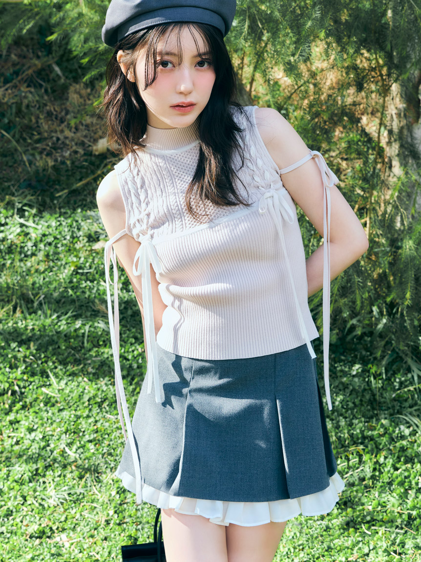 レイヤードミニスカショーパン(ショートパンツ)｜パンツ｜SNIDEL