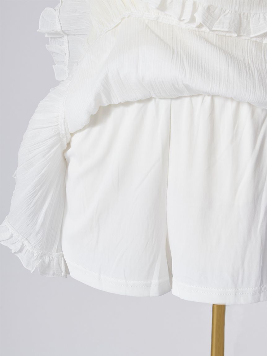 フリルスカショーパン(ショートパンツ)｜パンツ｜SNIDEL(スナイデル)の