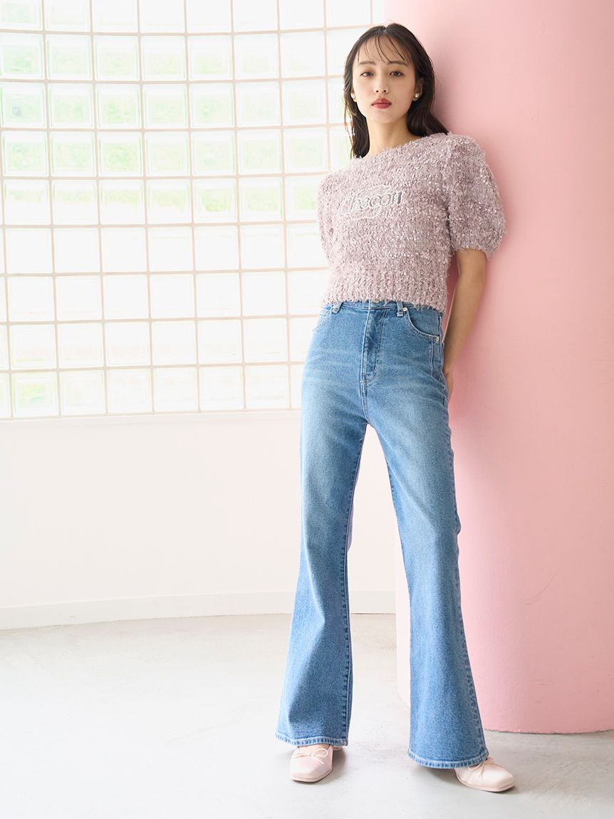 STYLE UP PANTS】フレアデニム(フルレングスパンツ)｜パンツ｜SNIDEL