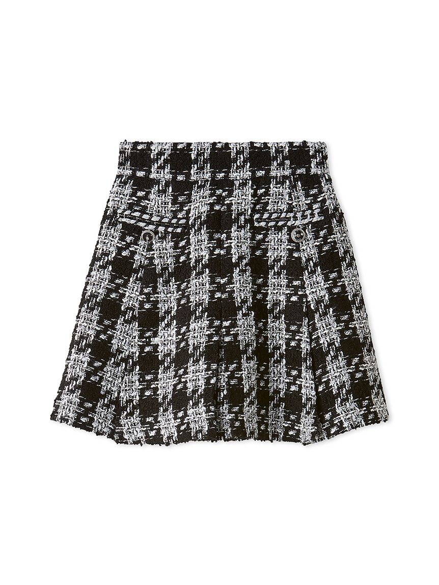 セットアップ対応】ツイードミニスカショーパン(ショートパンツ