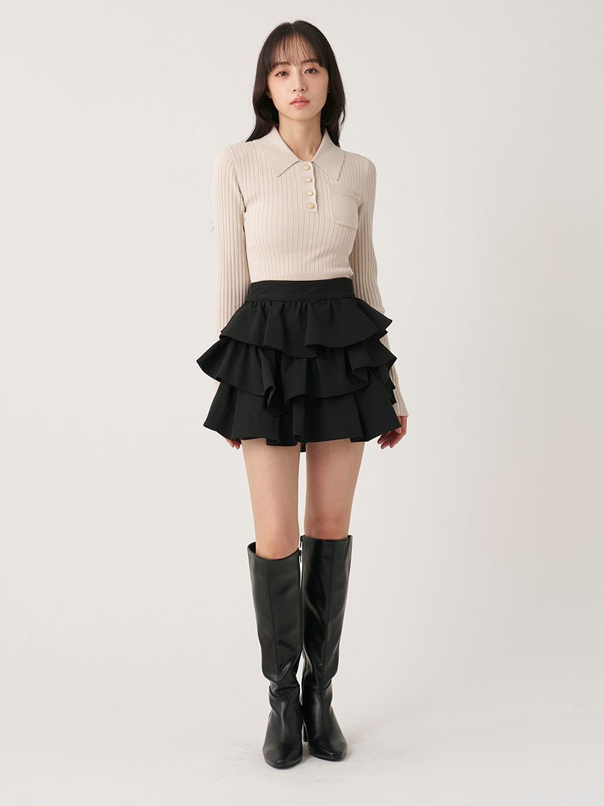フリルミニスカショーパン(ショートパンツ)｜パンツ｜SNIDEL