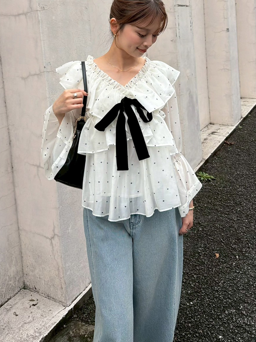 デザインワイドパンツ(デニム)｜パンツ｜SNIDEL(スナイデル)の通販