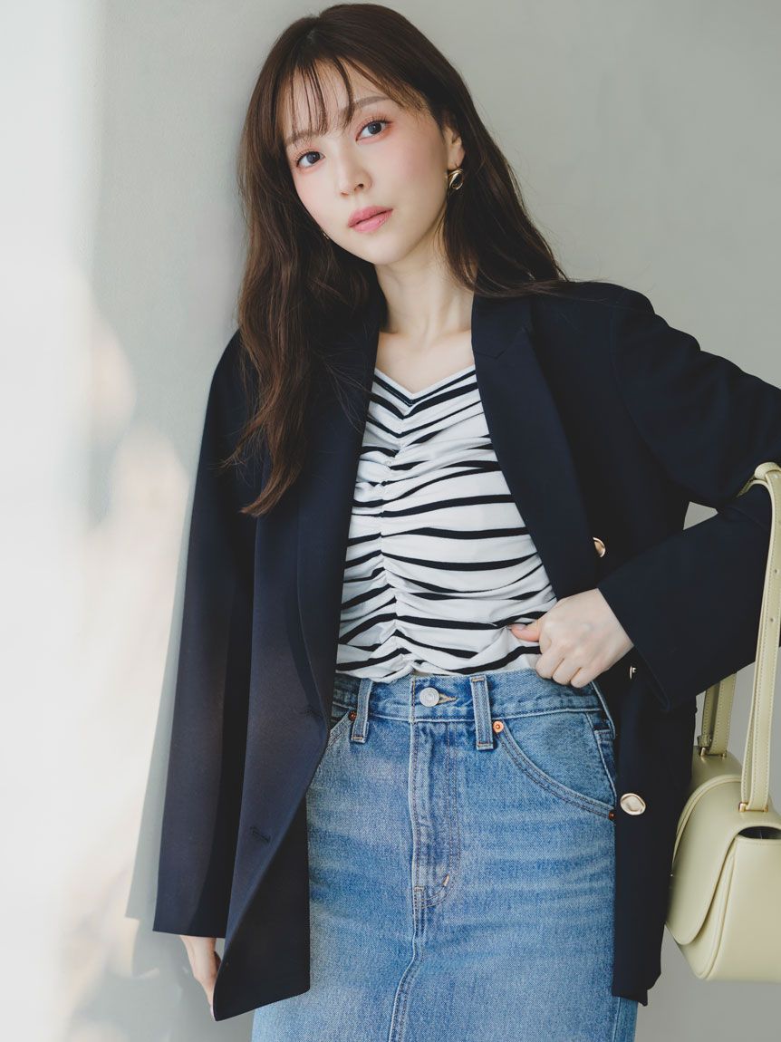 SNIDEL/Levi's®】HR BACK SLIT SKIRT(ひざ丈スカート)｜スカート