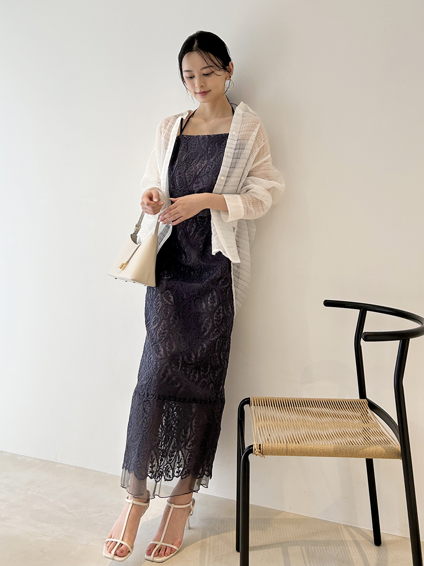 SNIDEL｜リーフレースタイトスカート | Rakuten Fashion(楽天