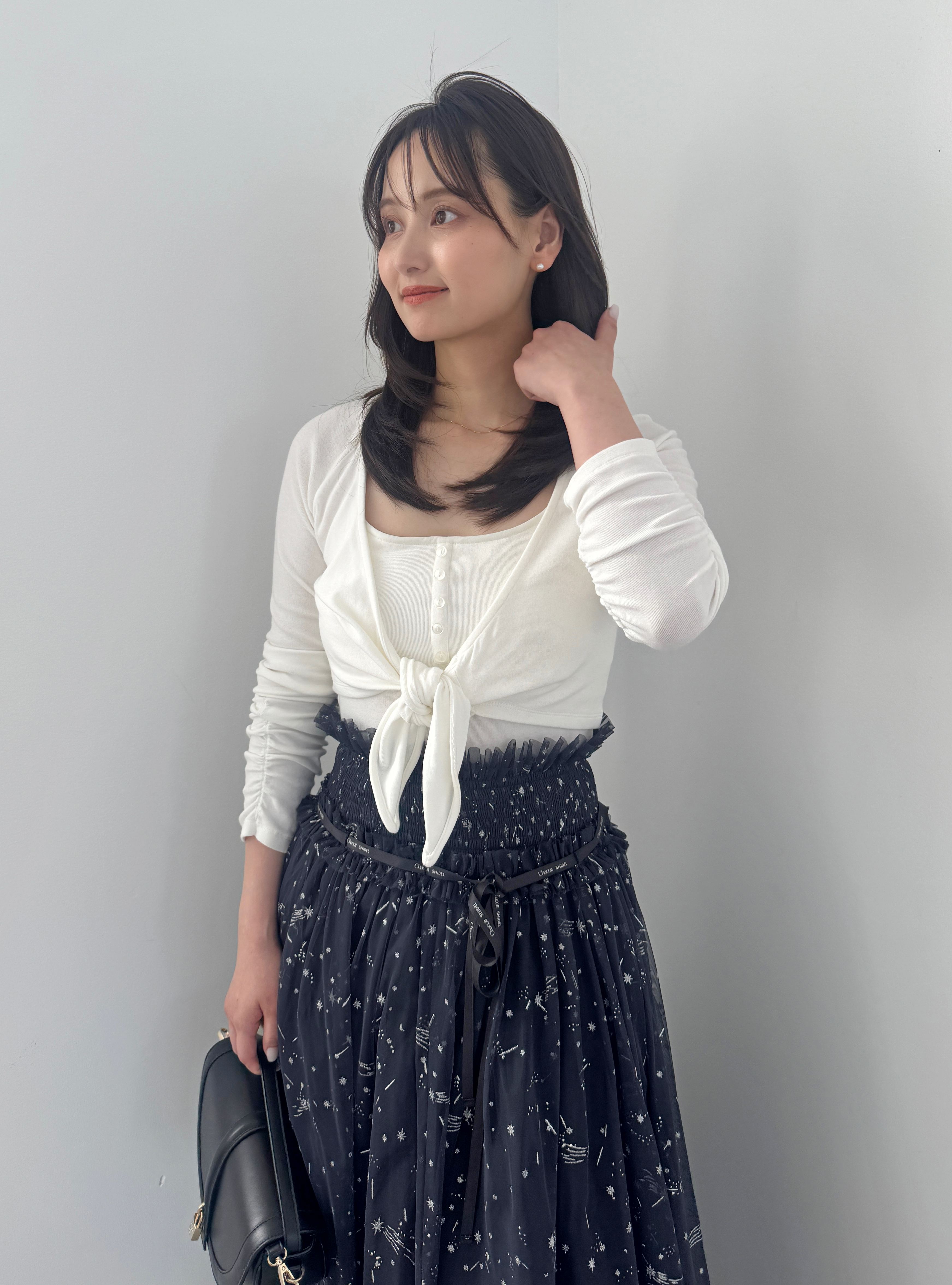 chacotto チャコット　日本製　チュールロングスカート　マキシ丈 chacotto チャコット 日本製 チュールロングスカート マキシ丈