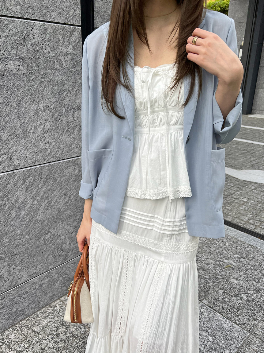 コットンレーススカート(ロングスカート)｜スカート｜SNIDEL