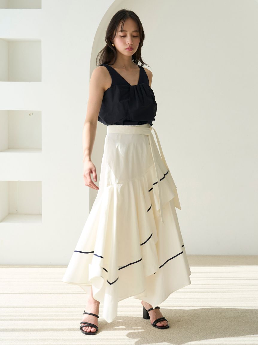 ハンカチヘムスカート(ロングスカート)｜スカート｜SNIDEL