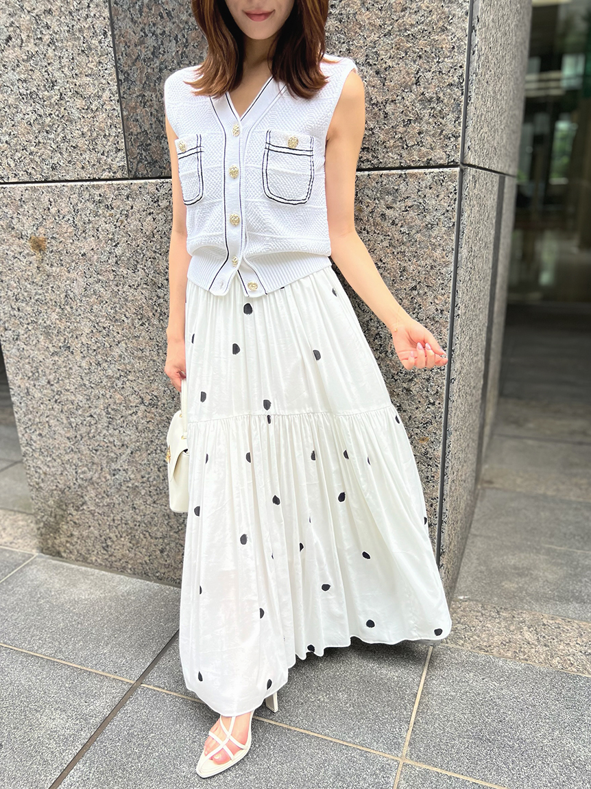 ギャザーフレアスカート(ロングスカート)｜スカート｜SNIDEL