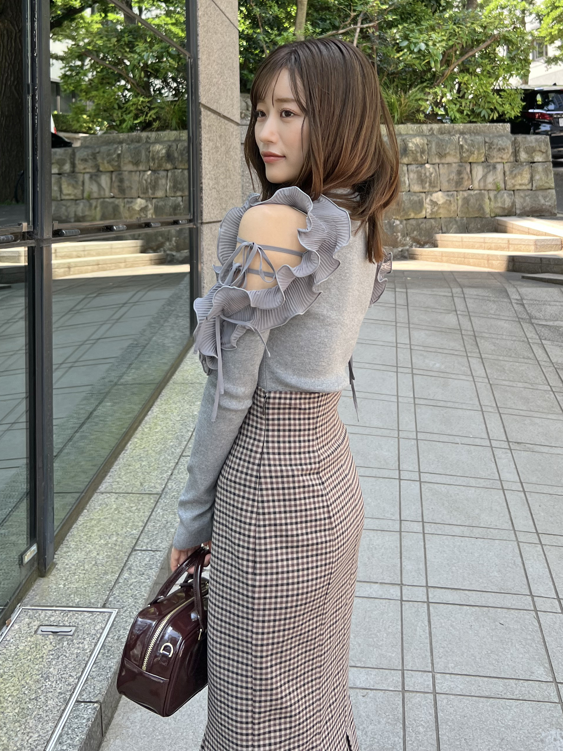 ハイウエストマーメイドスカート(ロングスカート)｜スカート
