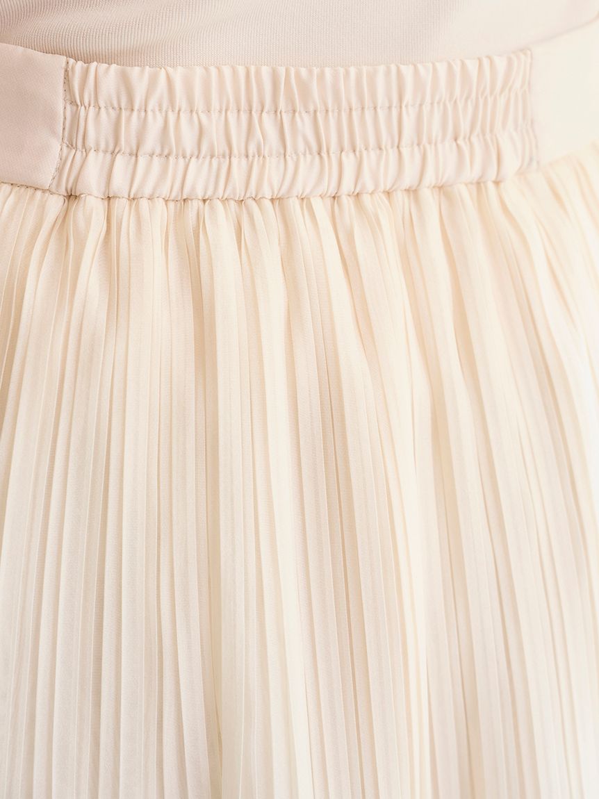 ストレートプリーツティアードスカート(ロングスカート)｜スカート