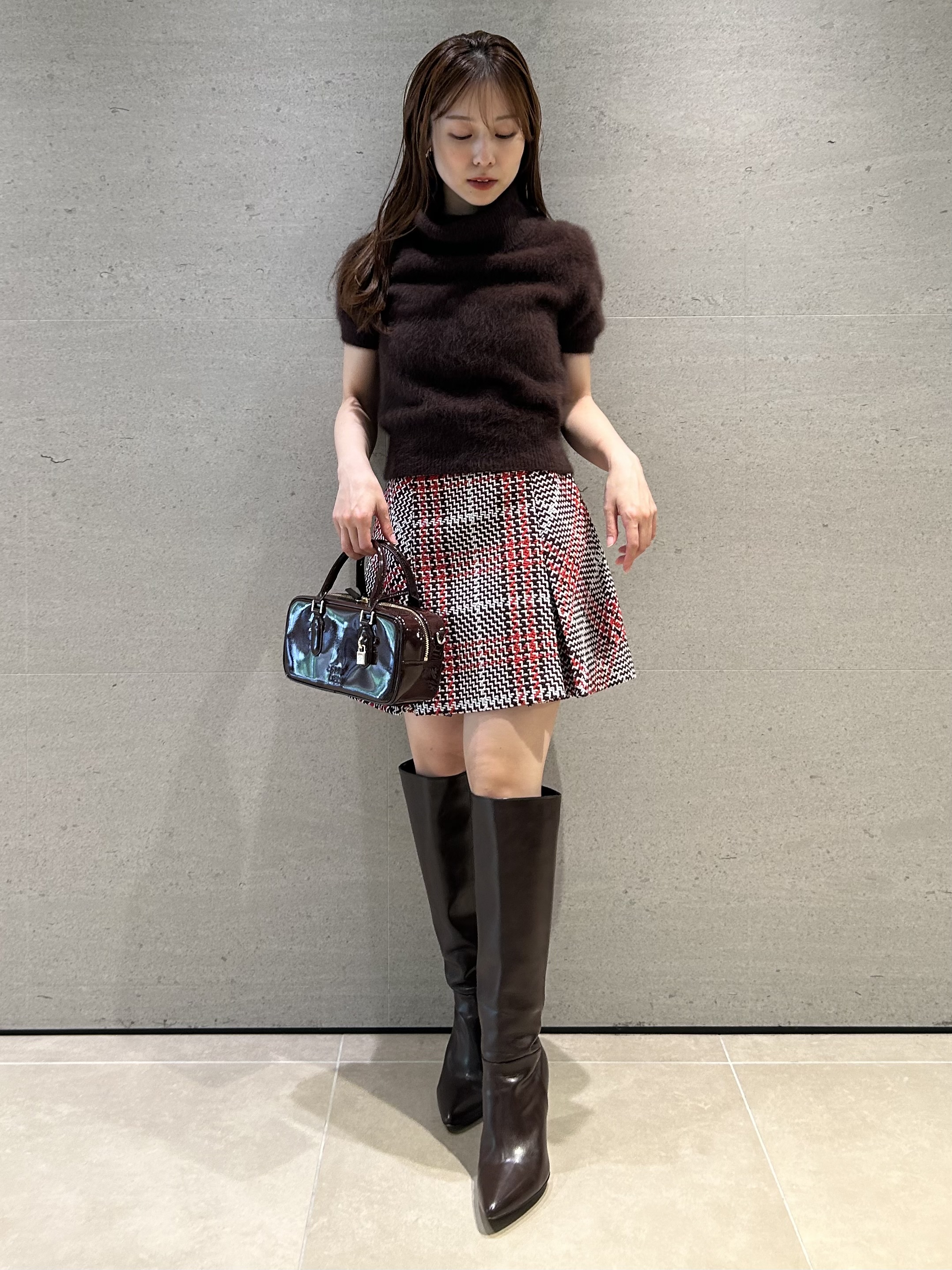 【WEB限定カラー】ロービングチェックミニスカート SNIDEL（スナイデル）の「【WEB限定カラーあり】ロービング