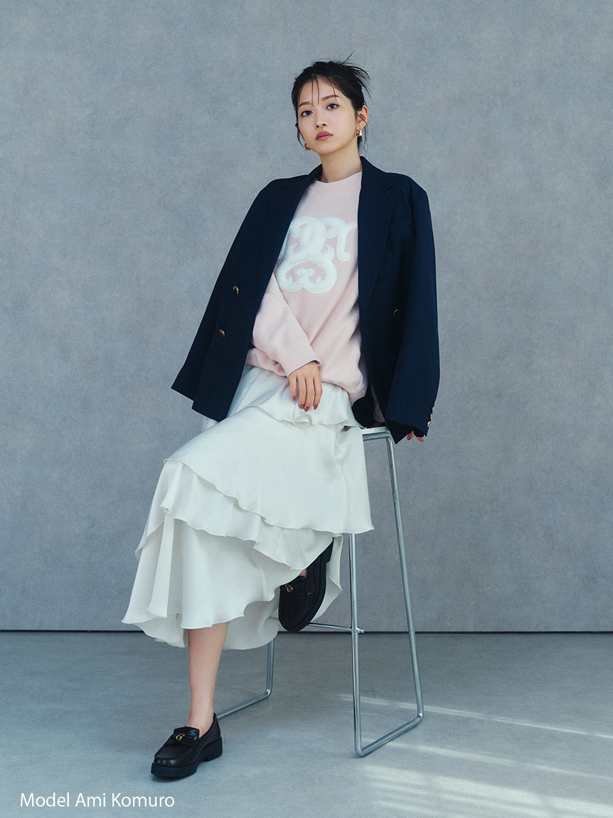 ノーブル◎シアーブライトナローティアードスカート◎イエナ ノーブル