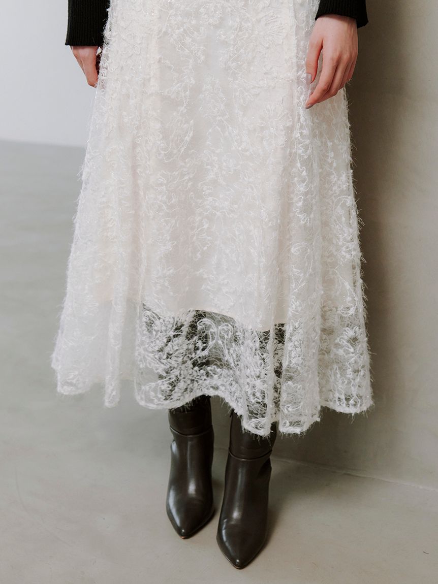 新作新品タグ付き　スナイデル♡ ファブリックイレヘムフレアスカート ファブリックイレヘムフレアスカート(ロングスカート)｜スカート