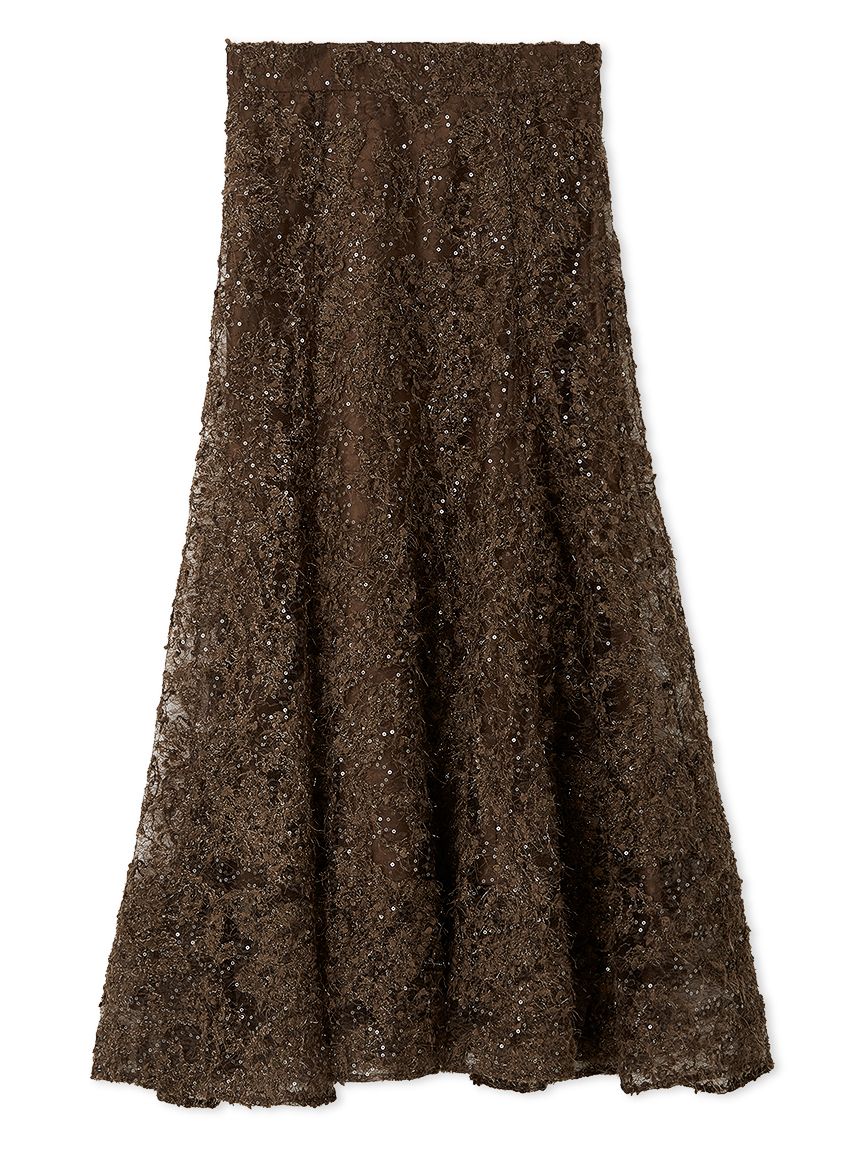 snidel エンブロイダリーイレヘムスカート PNK 0サイズ スナイデル