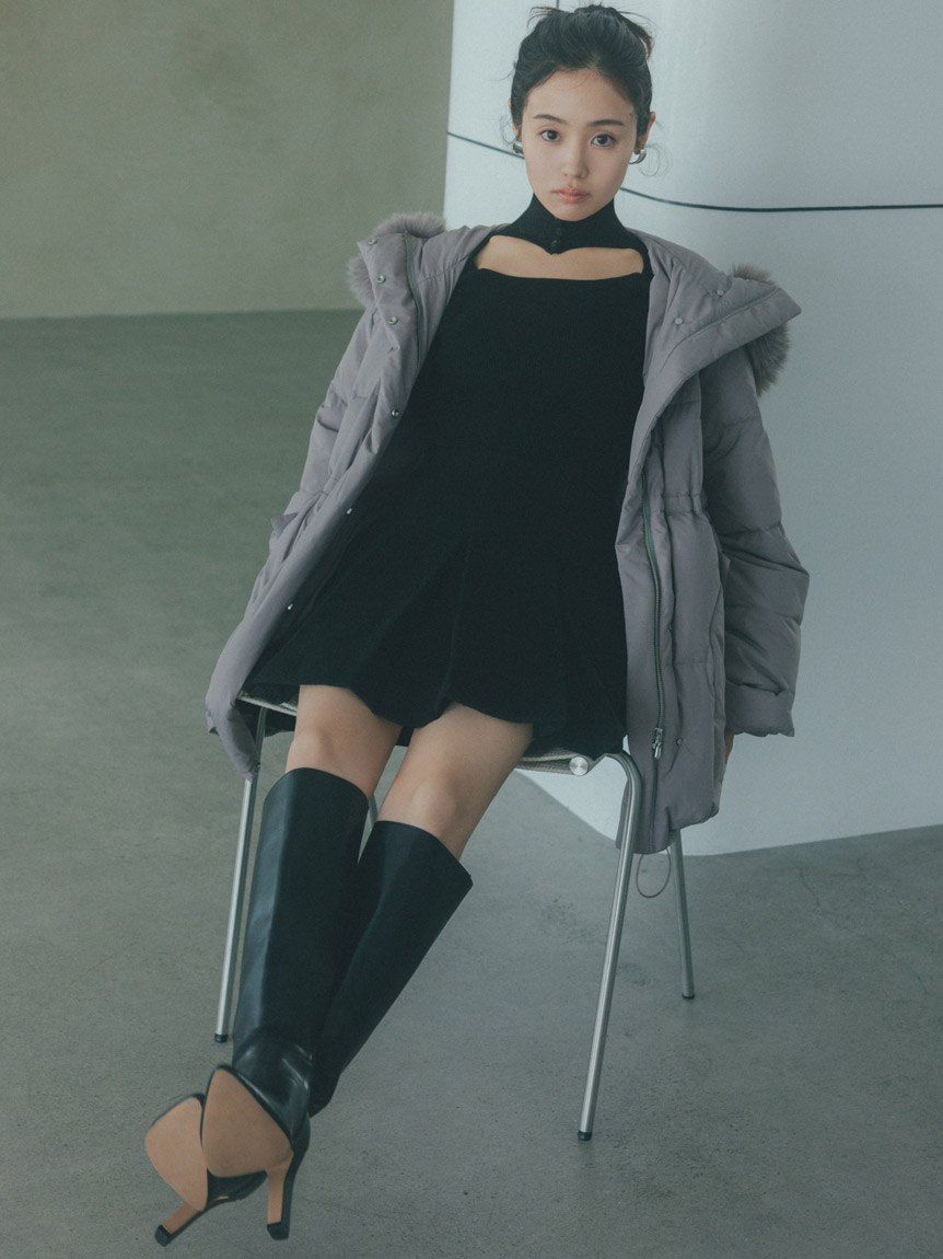 ウエストリブプリーツミニスカート(ミニスカート)｜スカート｜SNIDEL