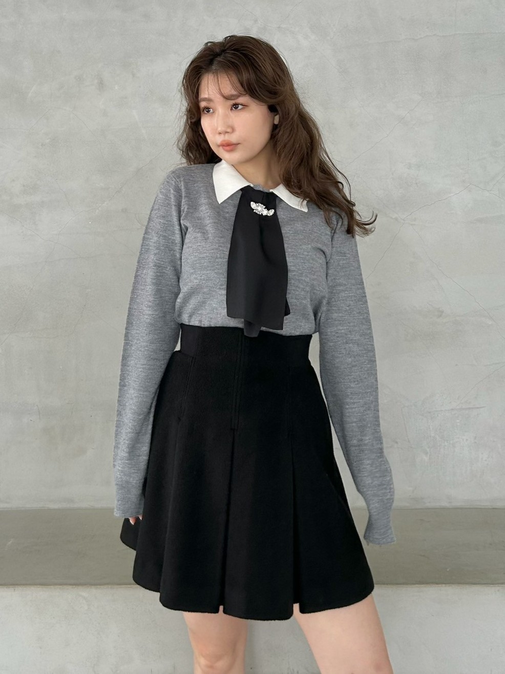 snidel ウエストリブプリーツミニスカートサイズ0（Sサイズ） ウエストリブプリーツミニスカート(ミニスカート)｜スカート｜SNIDEL