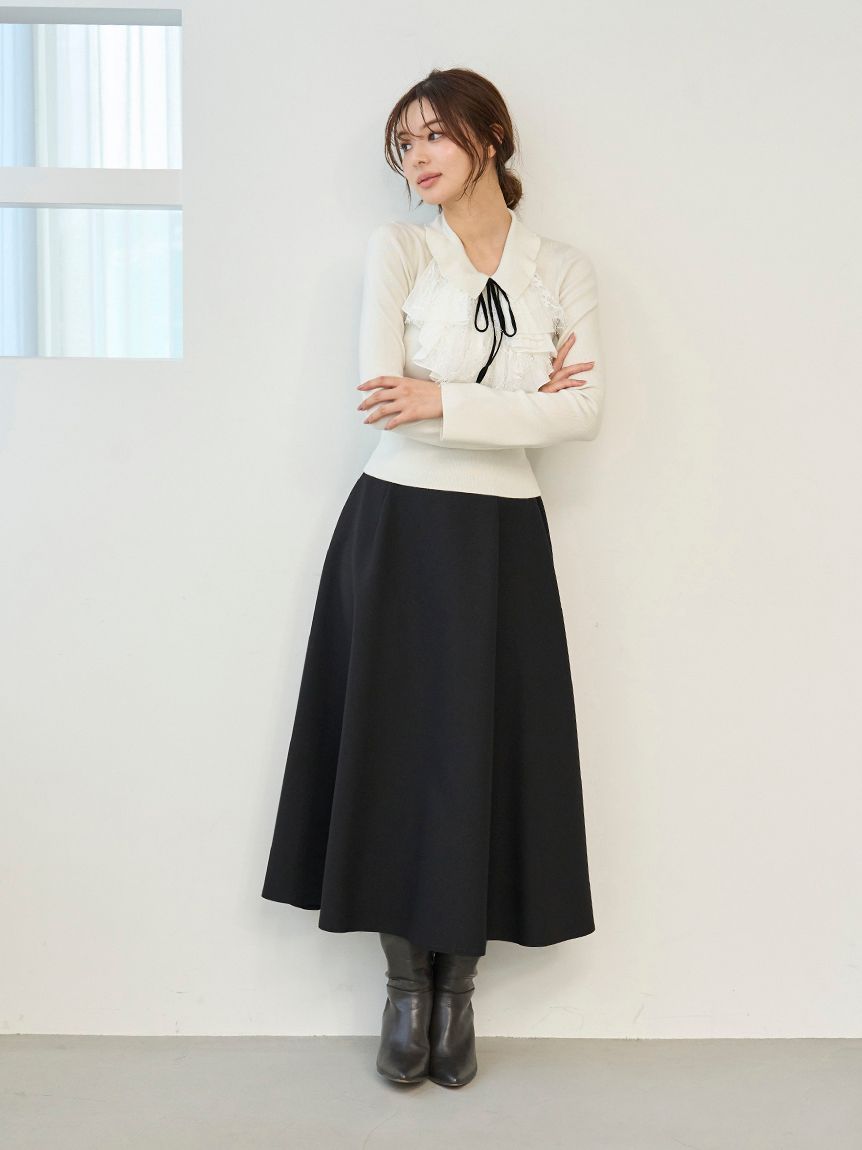 ライトボンディングフレアスカート(ロングスカート)｜スカート｜SNIDEL