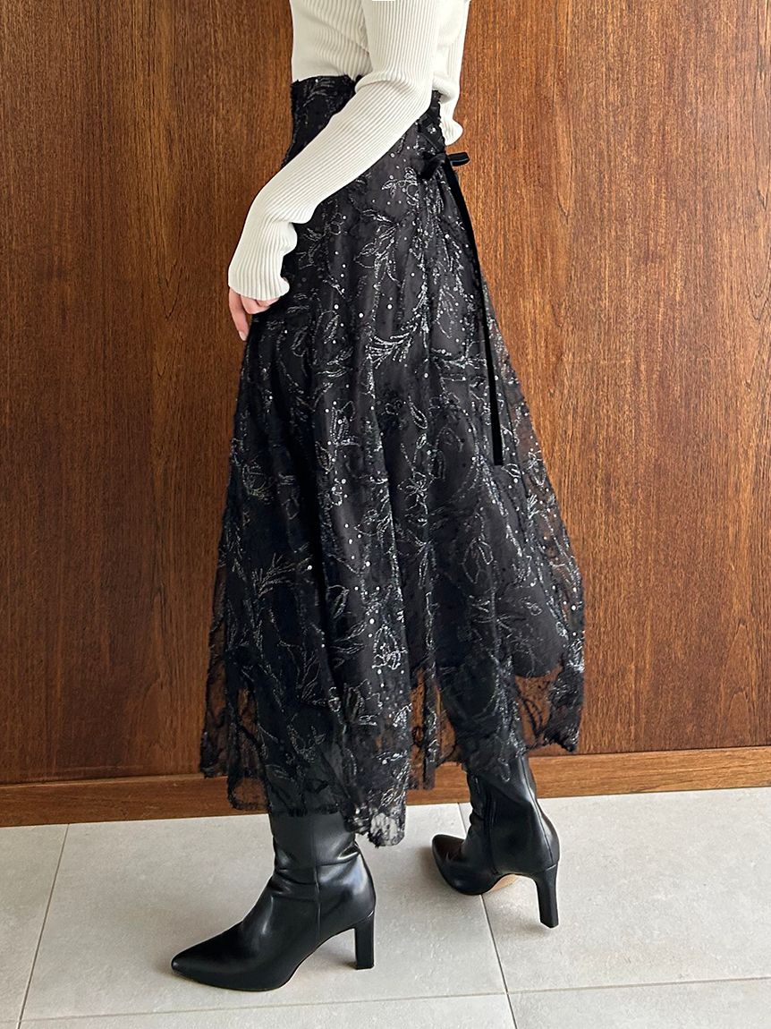 エンブロイダリースカート(ロングスカート)｜スカート｜SNIDEL