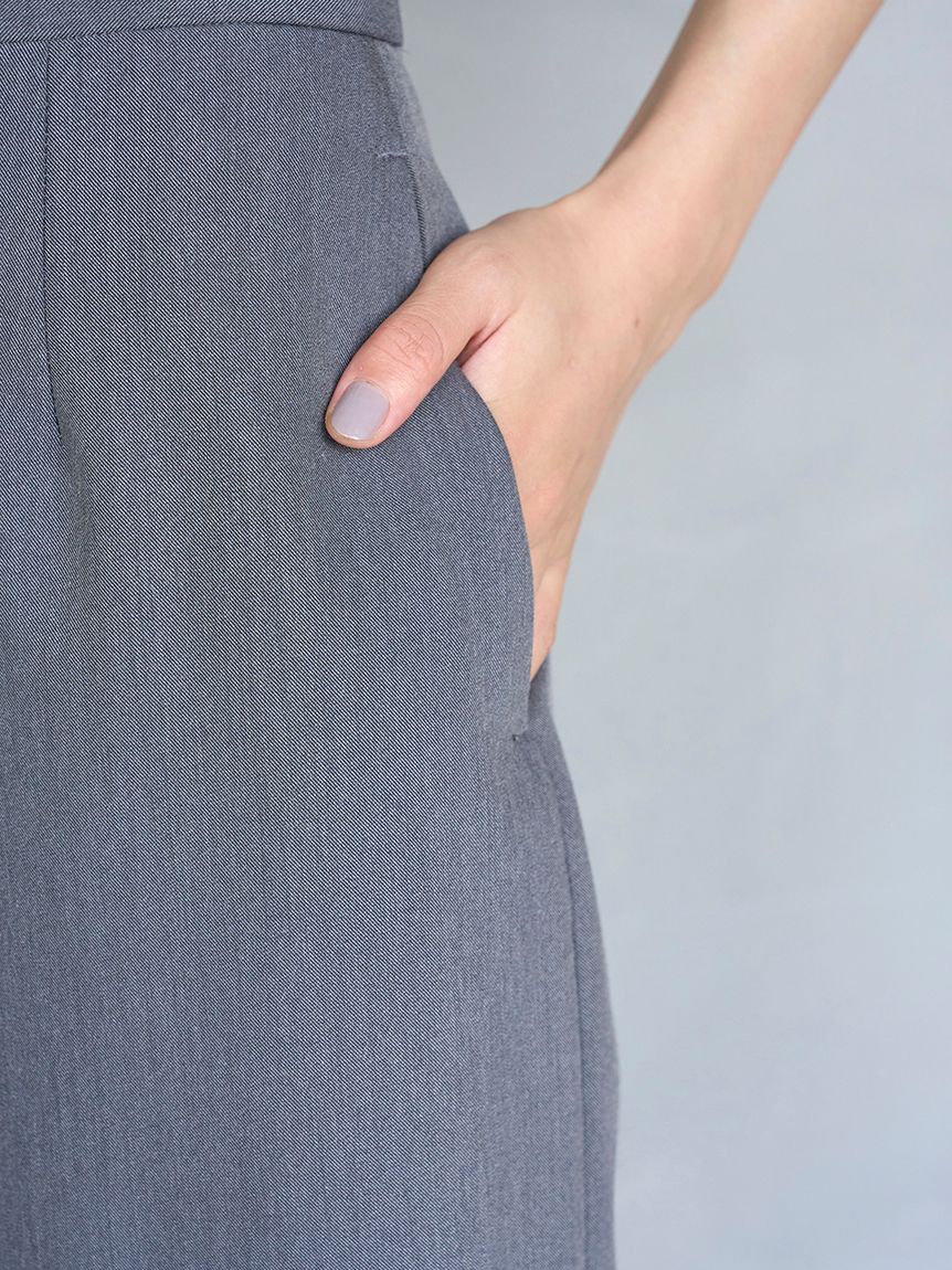 プリーツドッキングナロースカート SNIDEL（スナイデル） スカート プリーツドッキングナロースカート