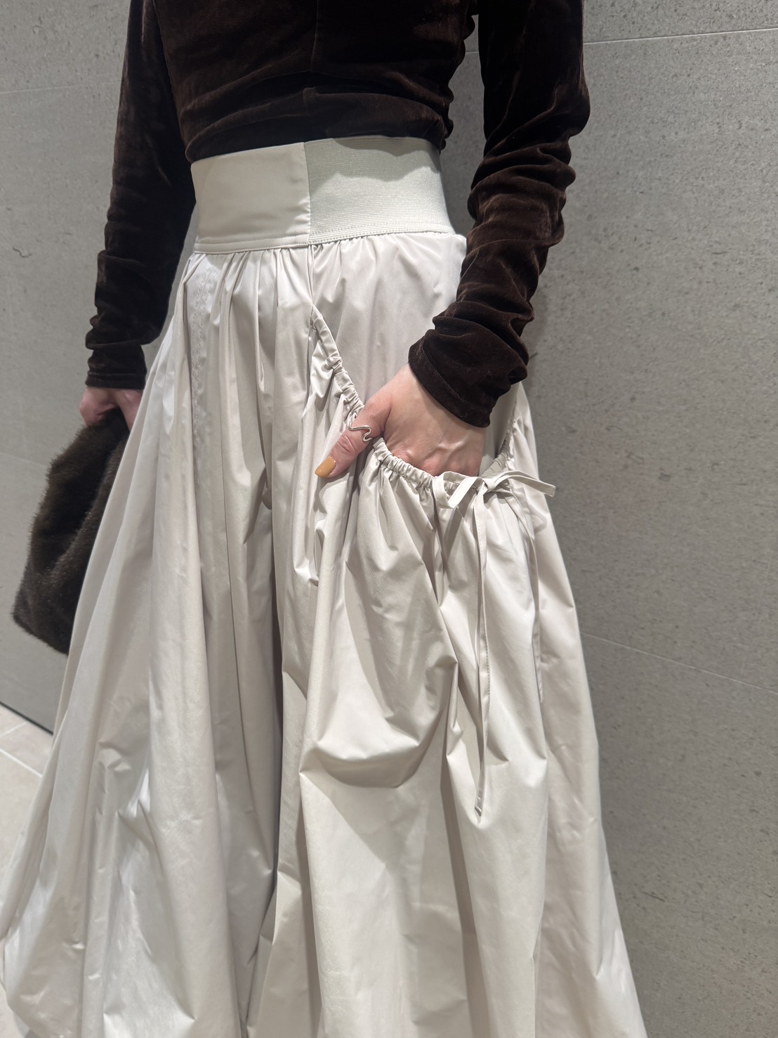 ウエストゴムバルーンスカート(ロングスカート)｜スカート｜SNIDEL