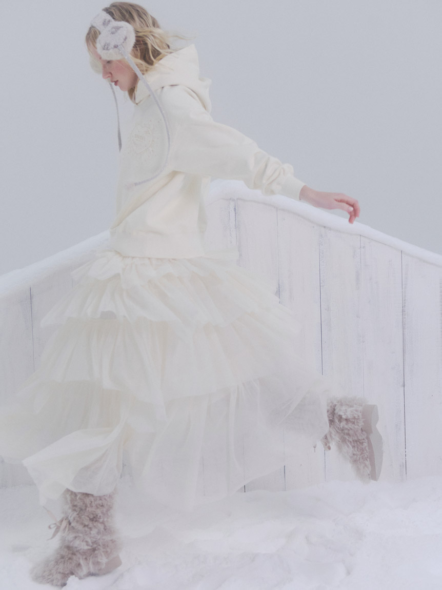 チュールボリュームスカート(ロングスカート)｜スカート｜SNIDEL